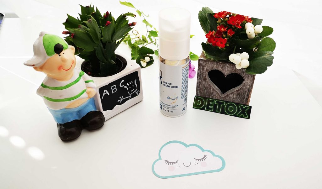 crema peeling cu aha